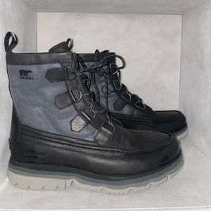 Sorel Black and Gray Men's Boots